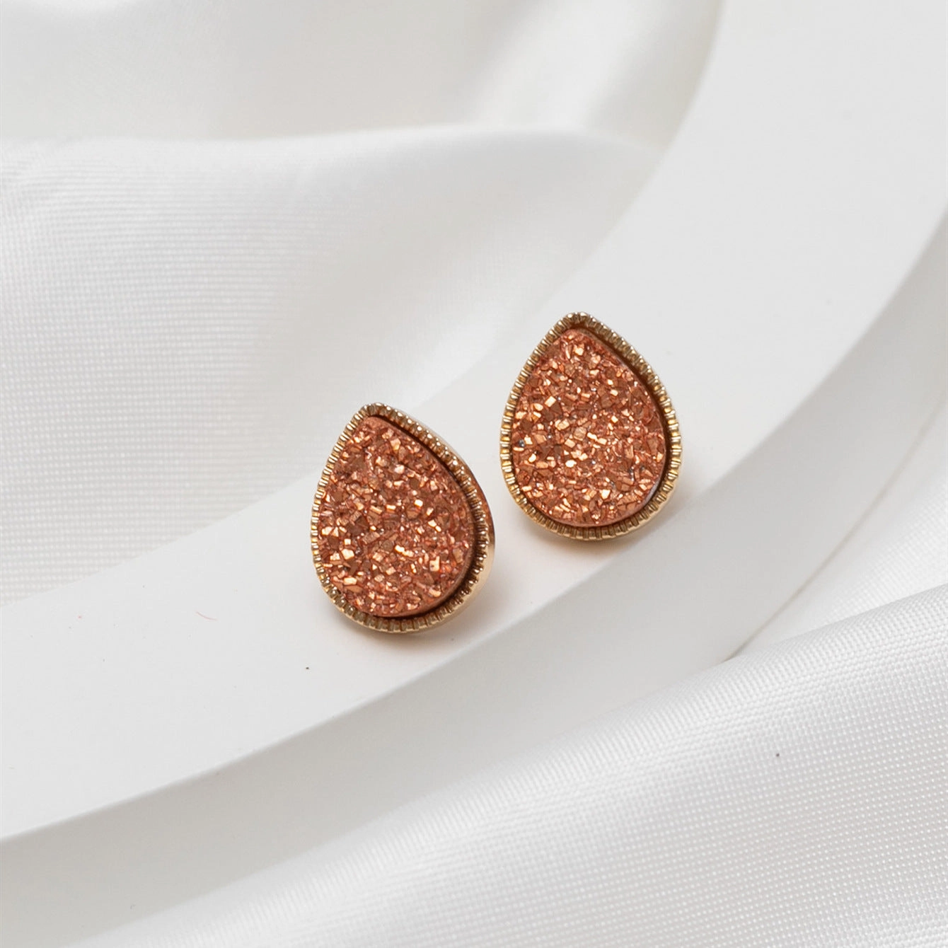 Wholesale Sweet Water Drops Plastic Earrings