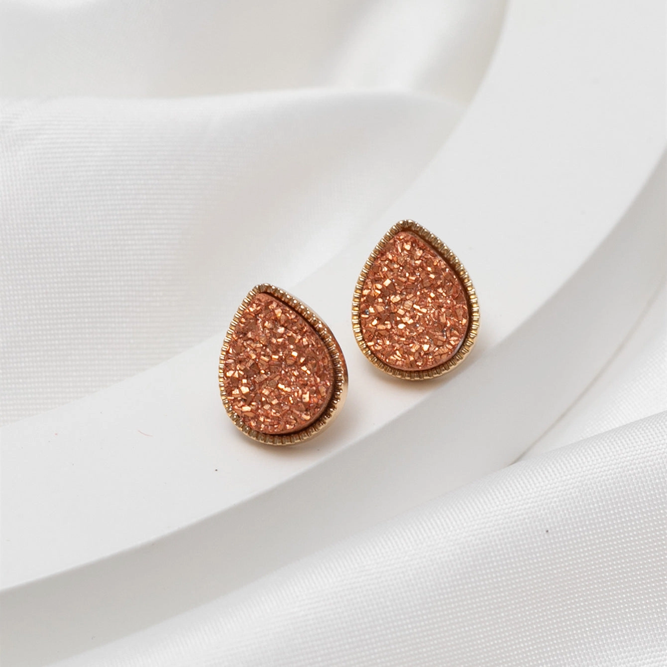 Wholesale Sweet Water Drops Plastic Earrings