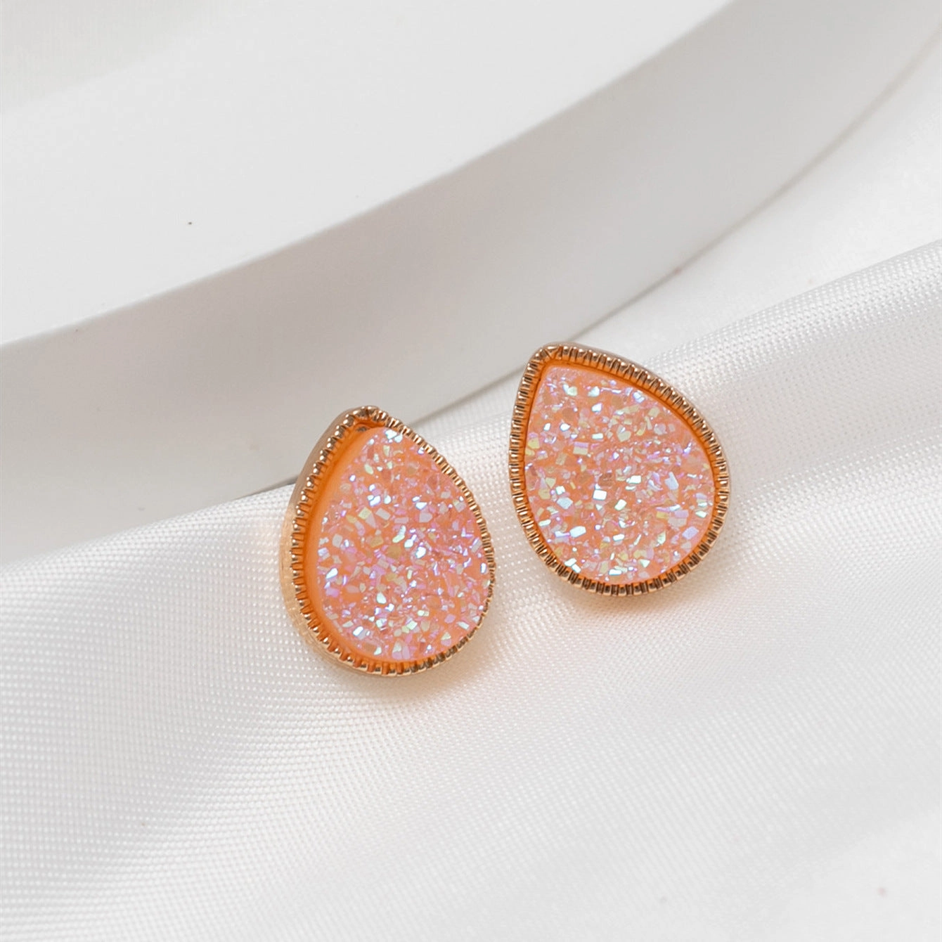 Wholesale Sweet Water Drops Plastic Earrings