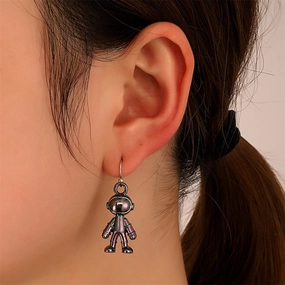 Wholesale Symphony Astronaut Alloy Earrings