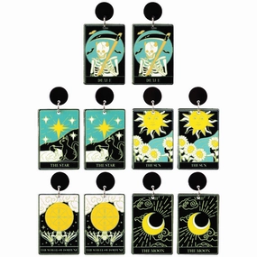 Wholesale Tarot Acrylic Earrings