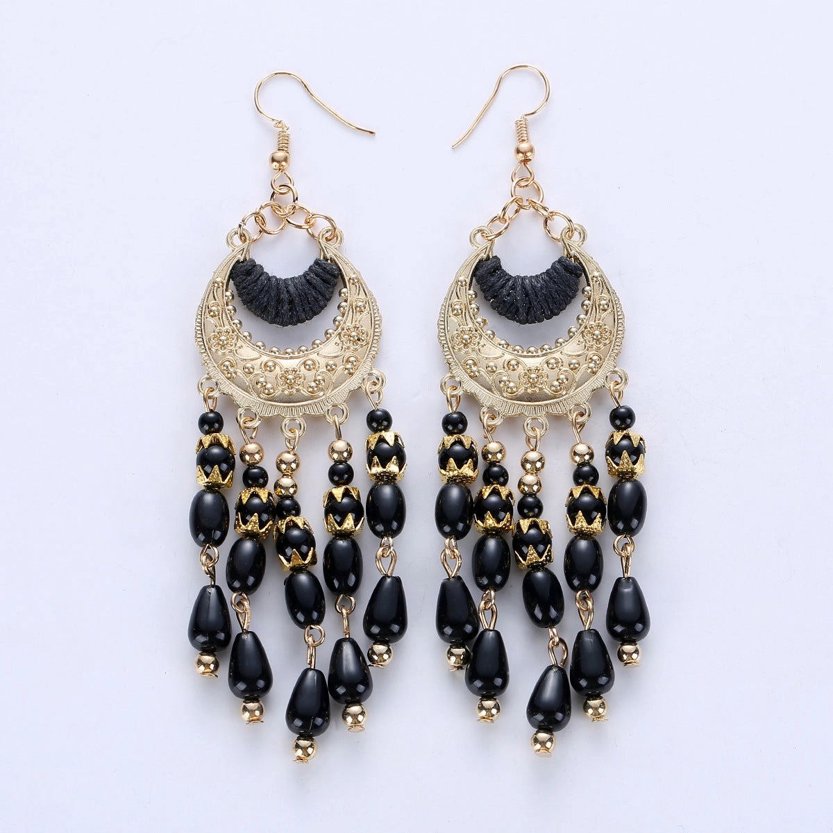 Wholesale Tassel Alloy Drop Earrings