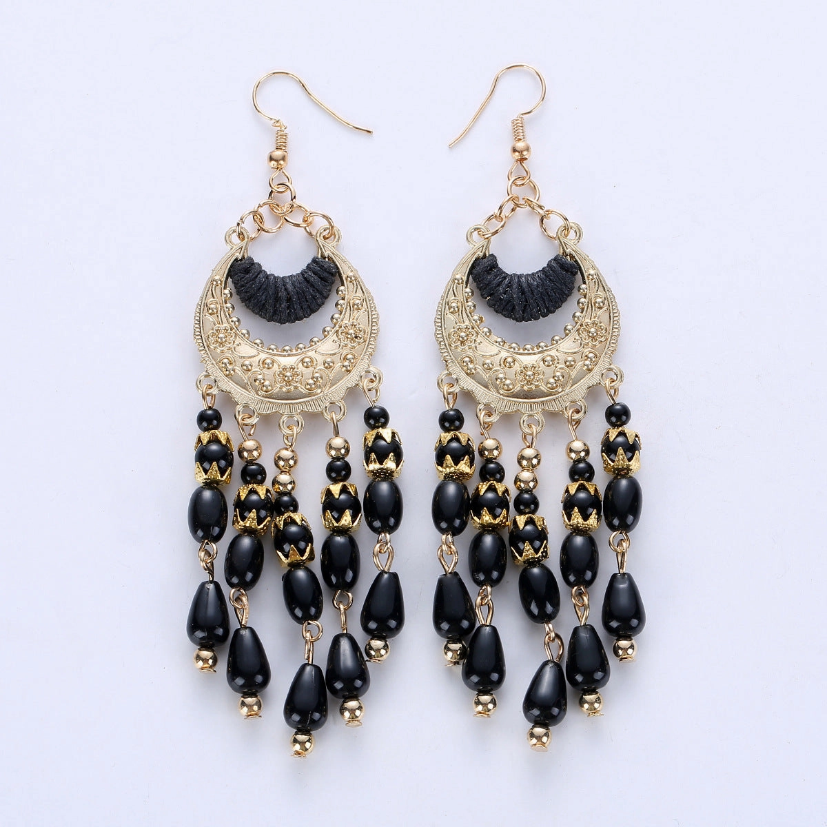 Wholesale Tassel Alloy Drop Earrings