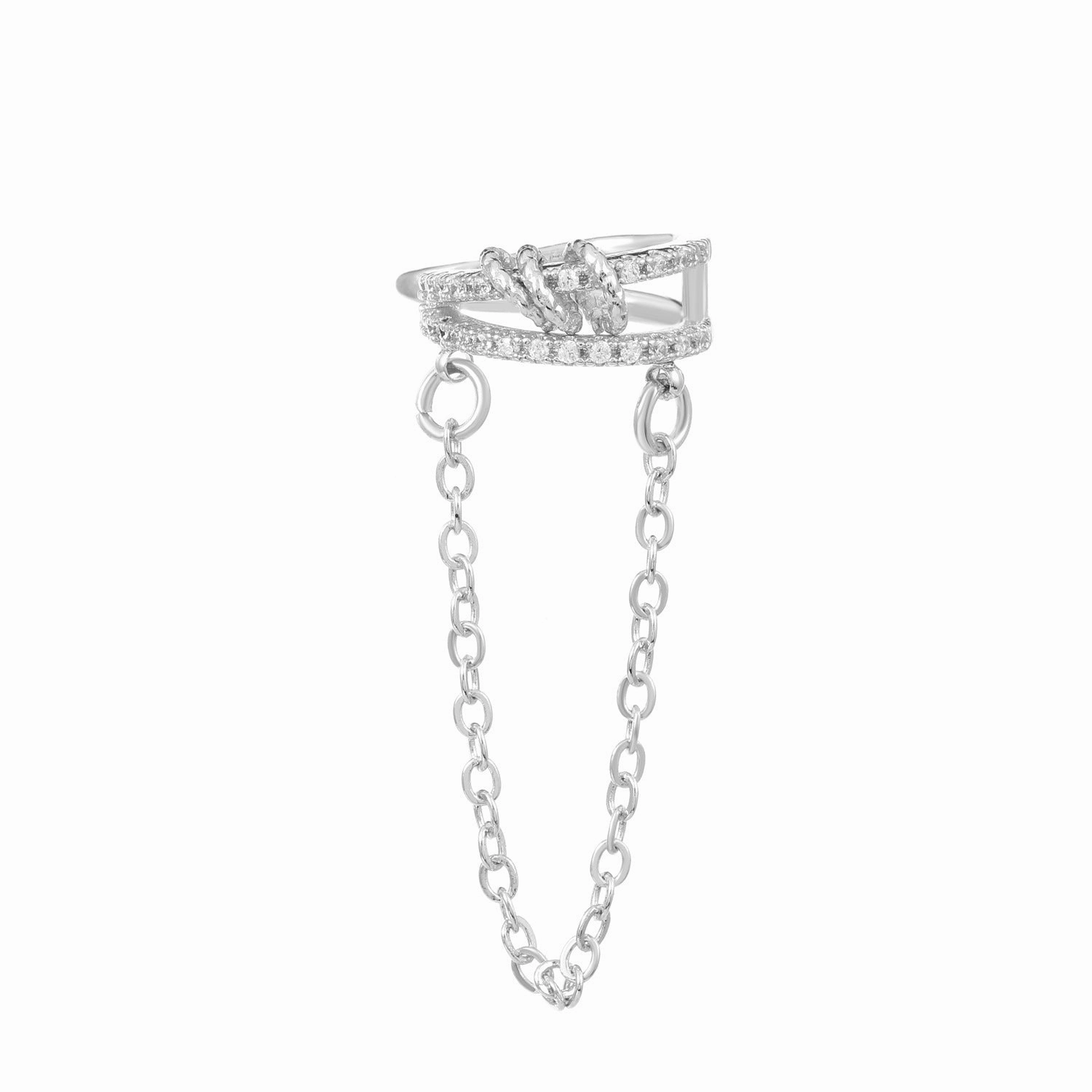 Wholesale Tassel Ear Clip Alloy Earrings