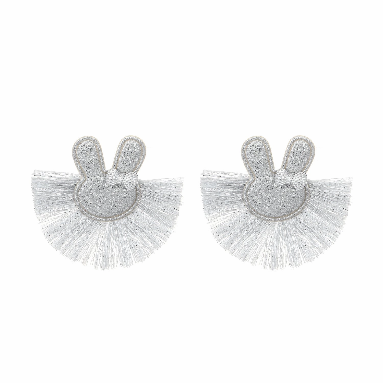 Wholesale Tassels Bowknot Bunny Earrings