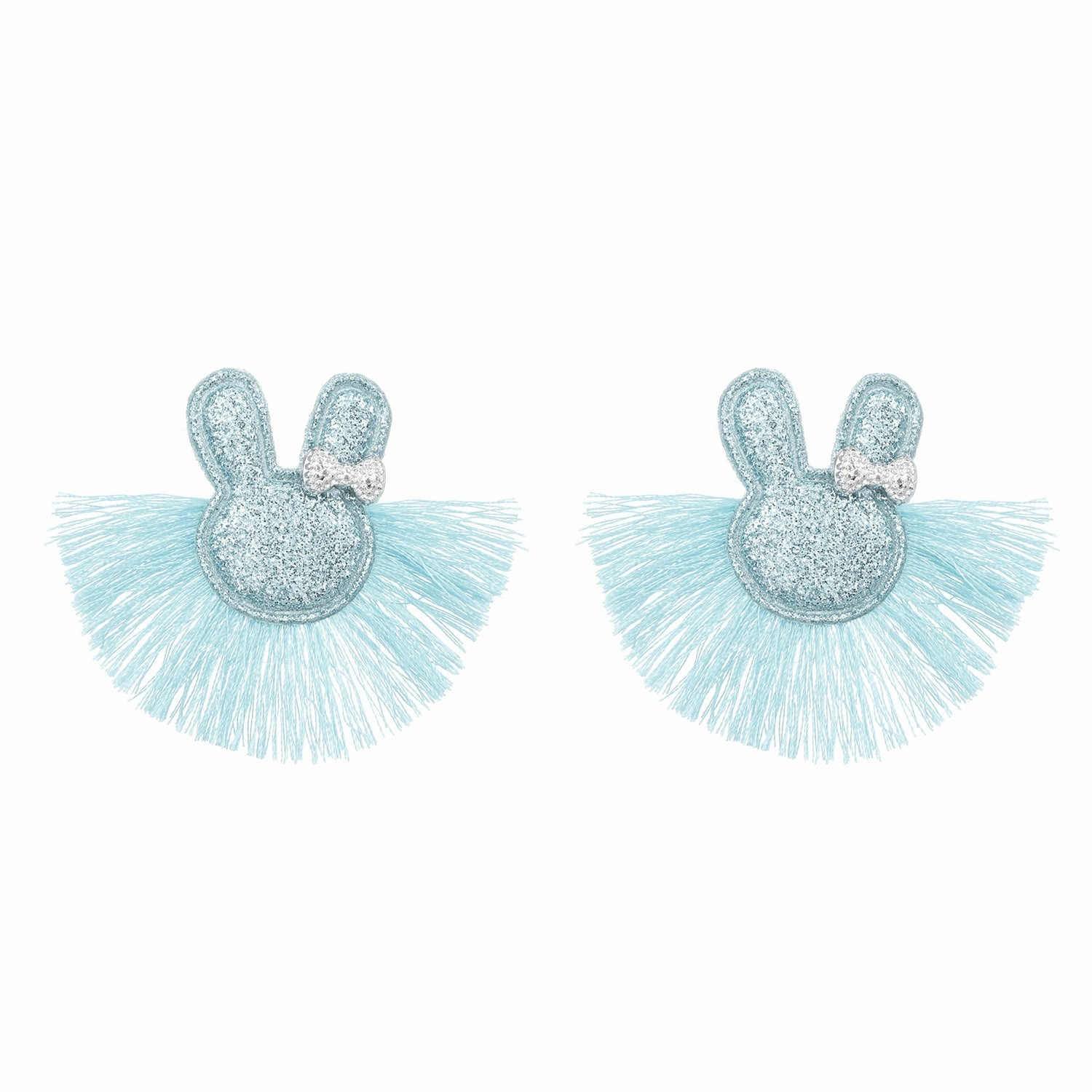 Wholesale Tassels Bowknot Bunny Earrings