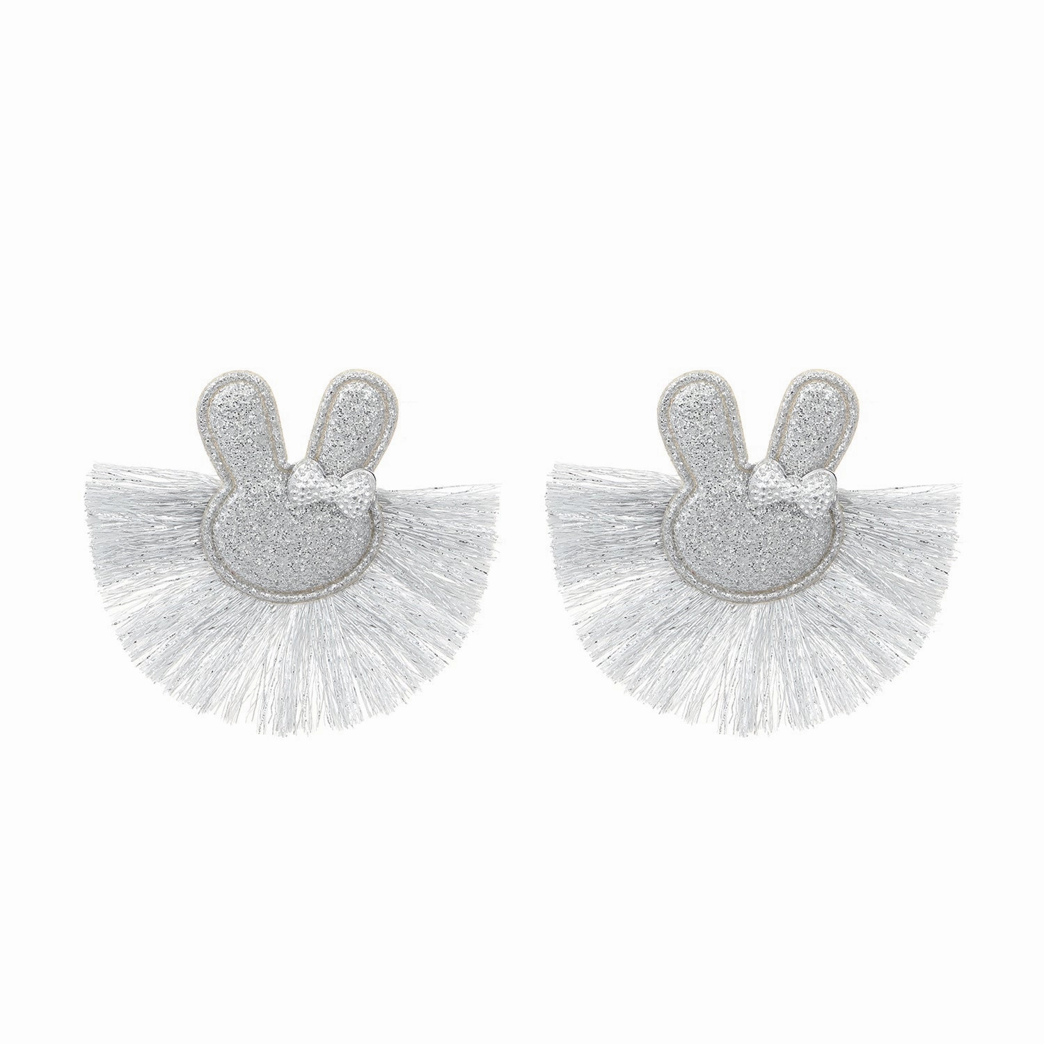 Wholesale Tassels Bowknot Bunny Earrings
