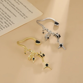 Wholesale Tassels Star Alloy Earrings