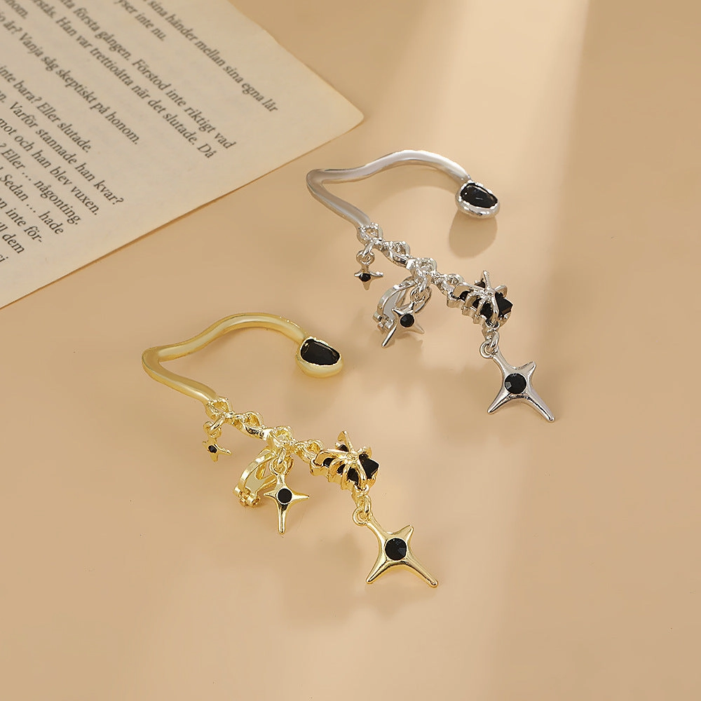 Wholesale Tassels Star Alloy Earrings