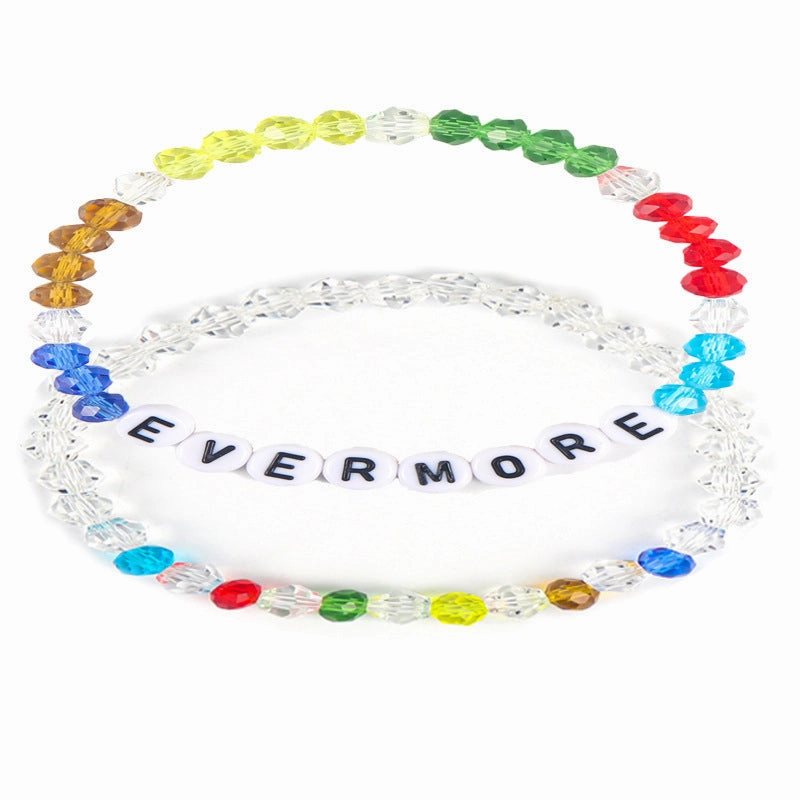 Wholesale Taylor English Name Crystal Bead Bracelet