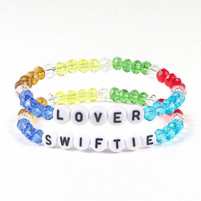 Wholesale Taylor English Name Crystal Bead Bracelet