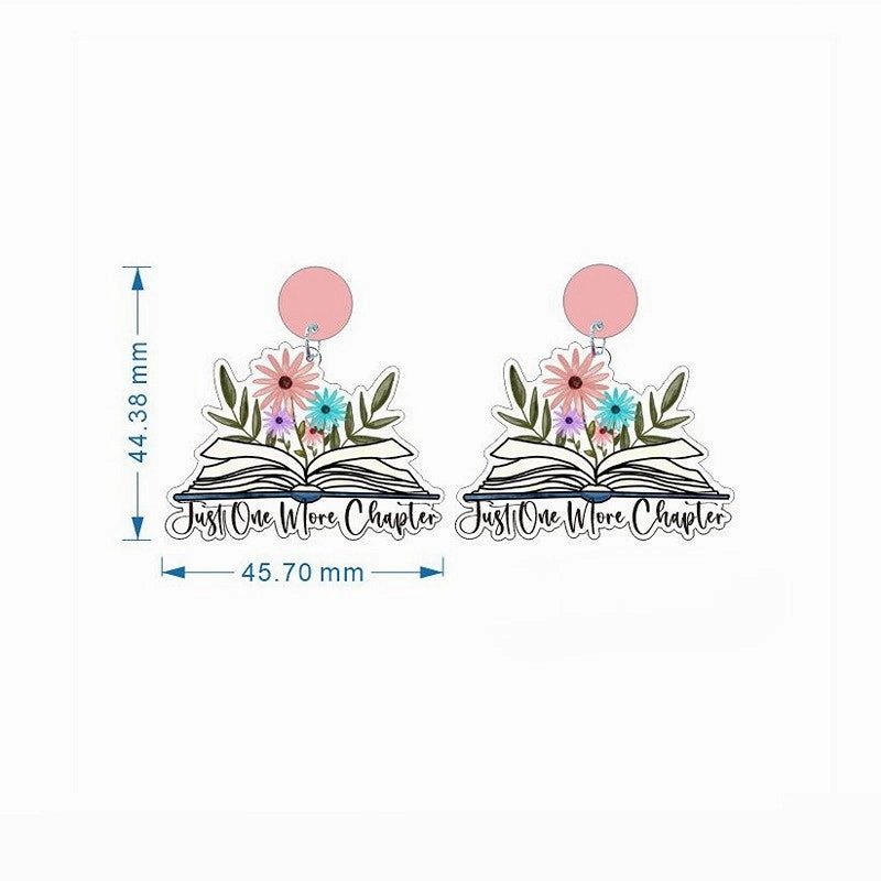 Wholesale Teacher's Day Acrylic Ear Studs