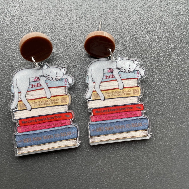 Wholesale Teacher's Day Acrylic Ear Studs