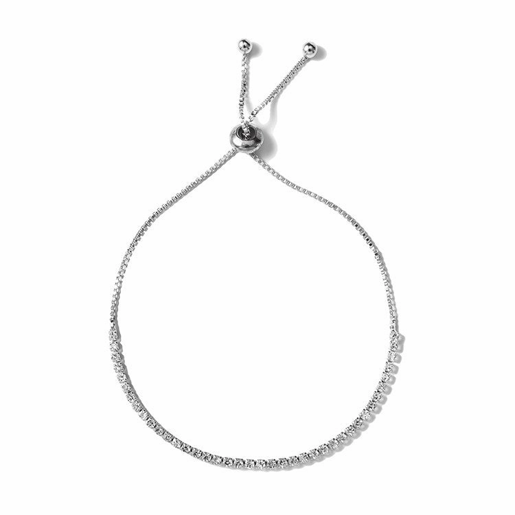 Wholesale Telescopic Rhinestone Claw Chain Adjustable Alloy Bracelet