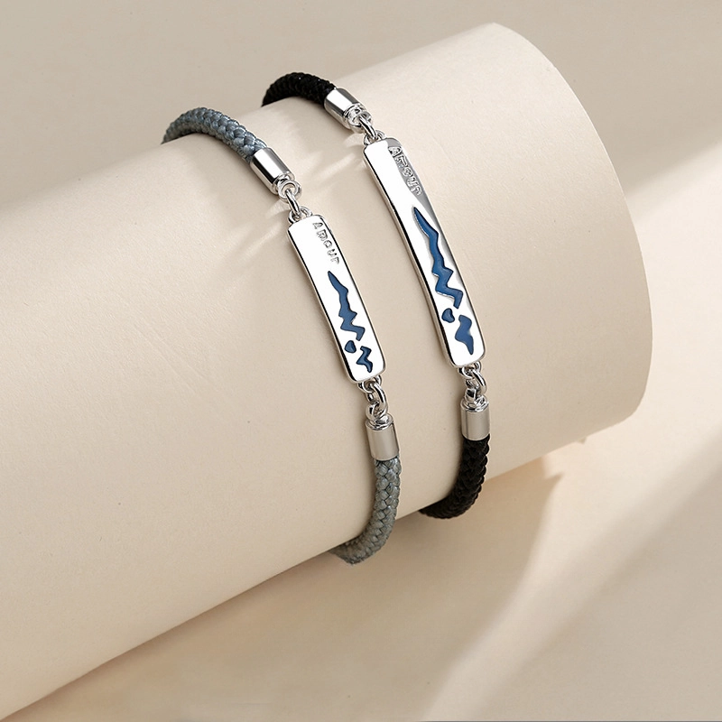 Wholesale temperature-sensitive color-changing couple love Bracelet