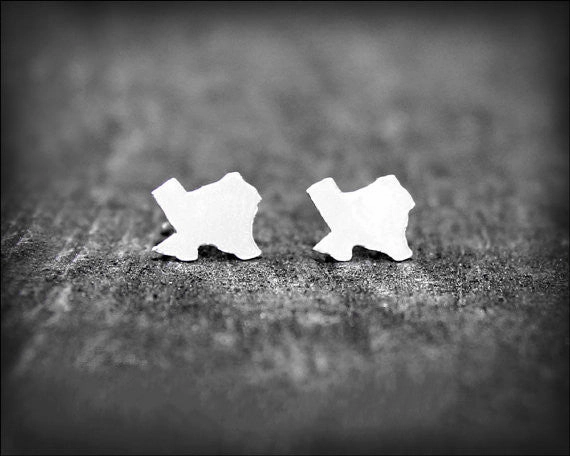 Wholesale Texas Map Stainless Steel Earrings