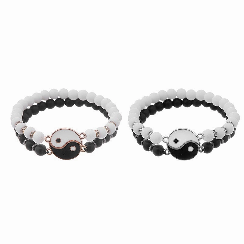 Wholesale The Eight Diagrams Alloy Beaded Bracelets