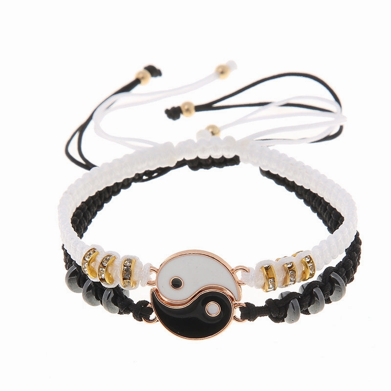 Wholesale The Eight Diagrams Alloy Beaded Bracelets