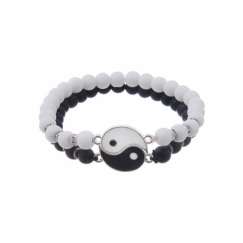 Wholesale The Eight Diagrams Alloy Beaded Bracelets