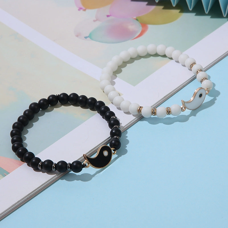 Wholesale The Eight Diagrams Alloy Beaded Bracelets