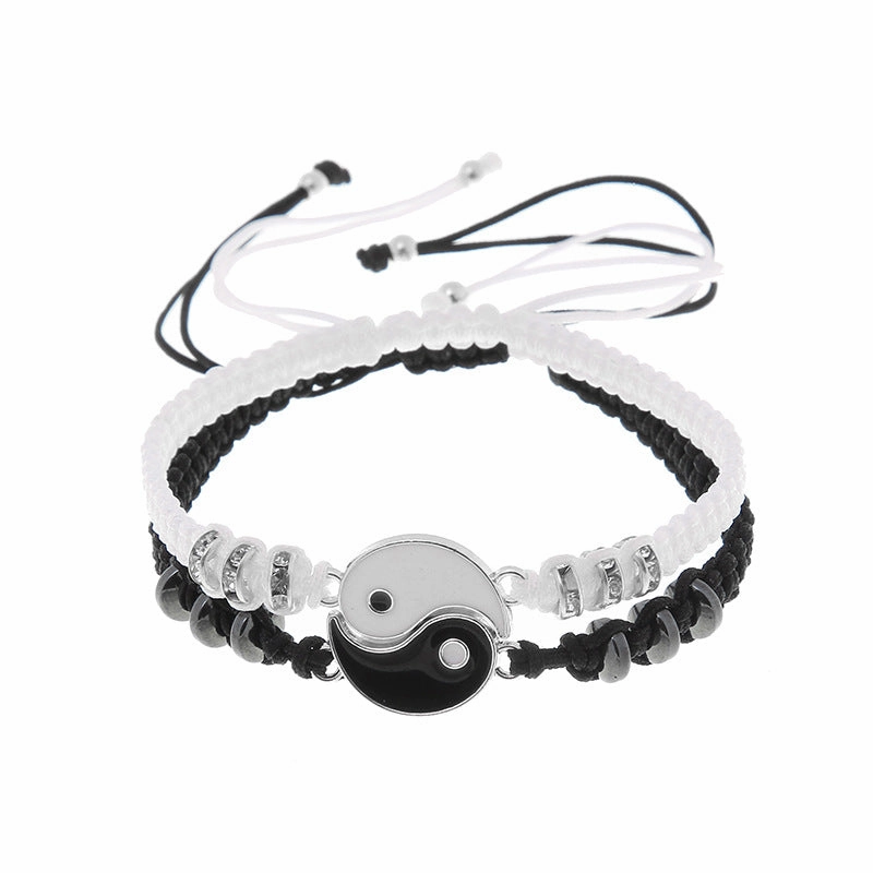 Wholesale The Eight Diagrams Alloy Beaded Bracelets