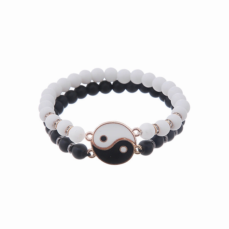 Wholesale The Eight Diagrams Alloy Beaded Bracelets