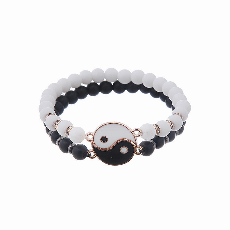 Wholesale The Eight Diagrams Alloy Beaded Bracelets