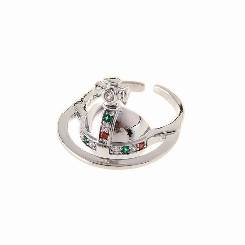Wholesale Three-dimensional Planet Saturn Crown Stacking Rings