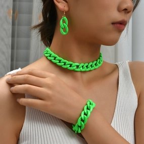 Wholesale Three Piece Set  Acrylic Bracelet