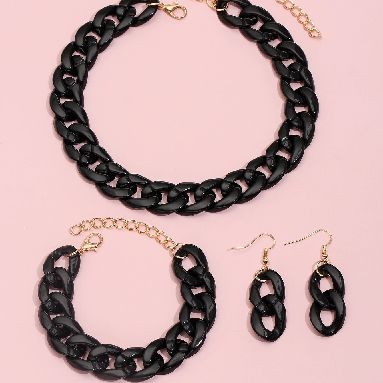 Wholesale Three Piece Set  Acrylic Bracelet