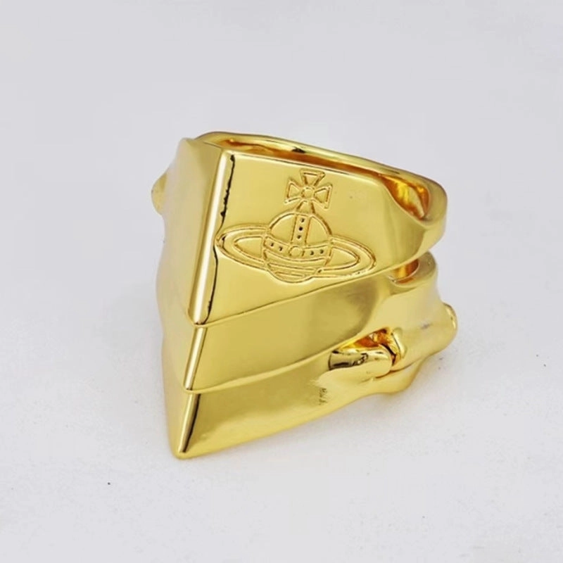 Wholesale Three Section Armor Alloy Ring