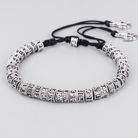 Wholesale Tibetan Six-character Motto Creative Hand-woven Rope Bracelet