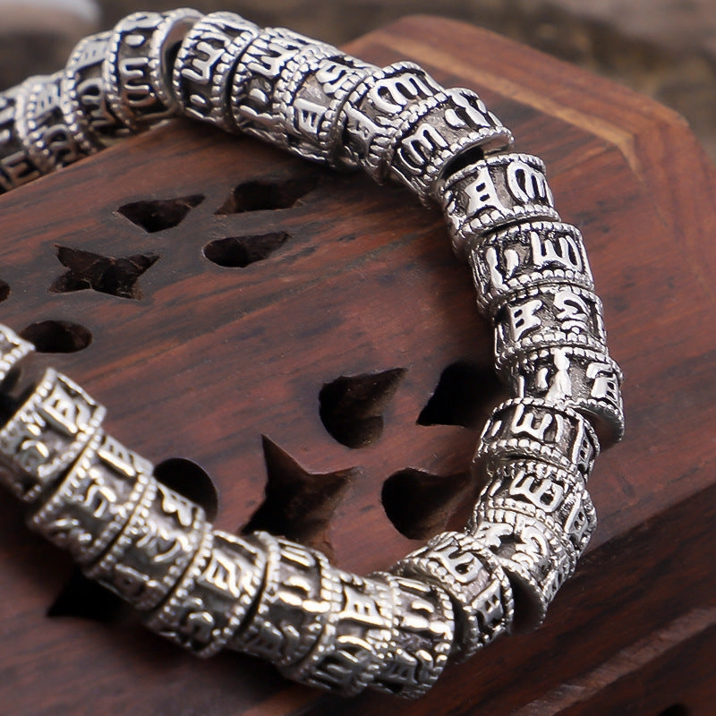 Wholesale Tibetan Six-character Motto Creative Hand-woven Rope Bracelet