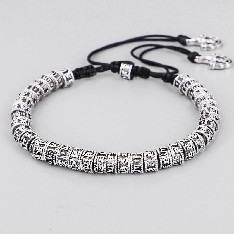 Wholesale Tibetan Six-character Motto Creative Hand-woven Rope Bracelet