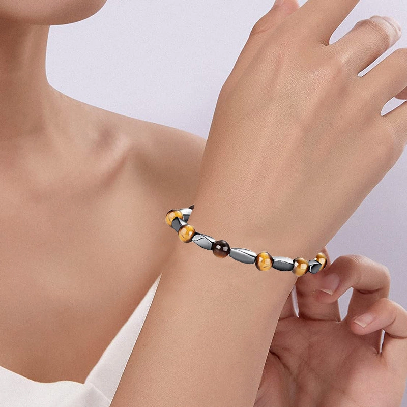 Wholesale Tiger Eye Magnetic Material Bracelet