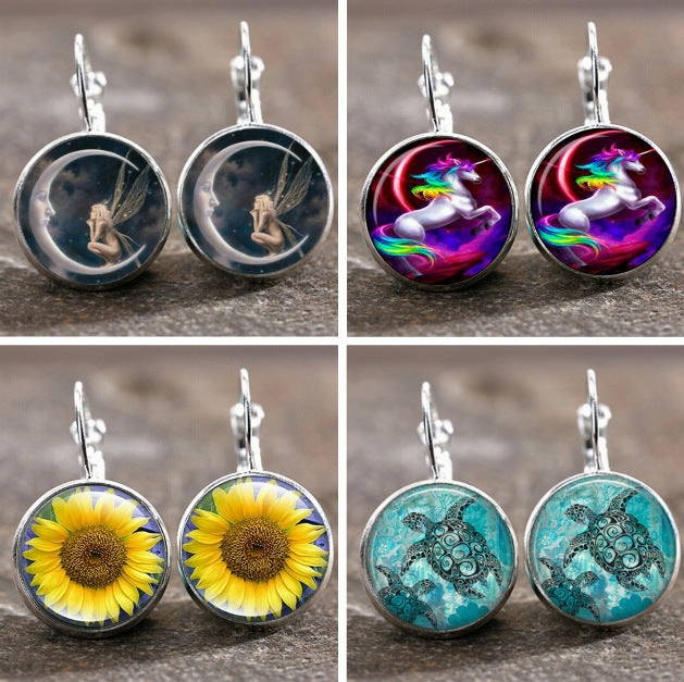 Wholesale Time Gems Alloy Earrings