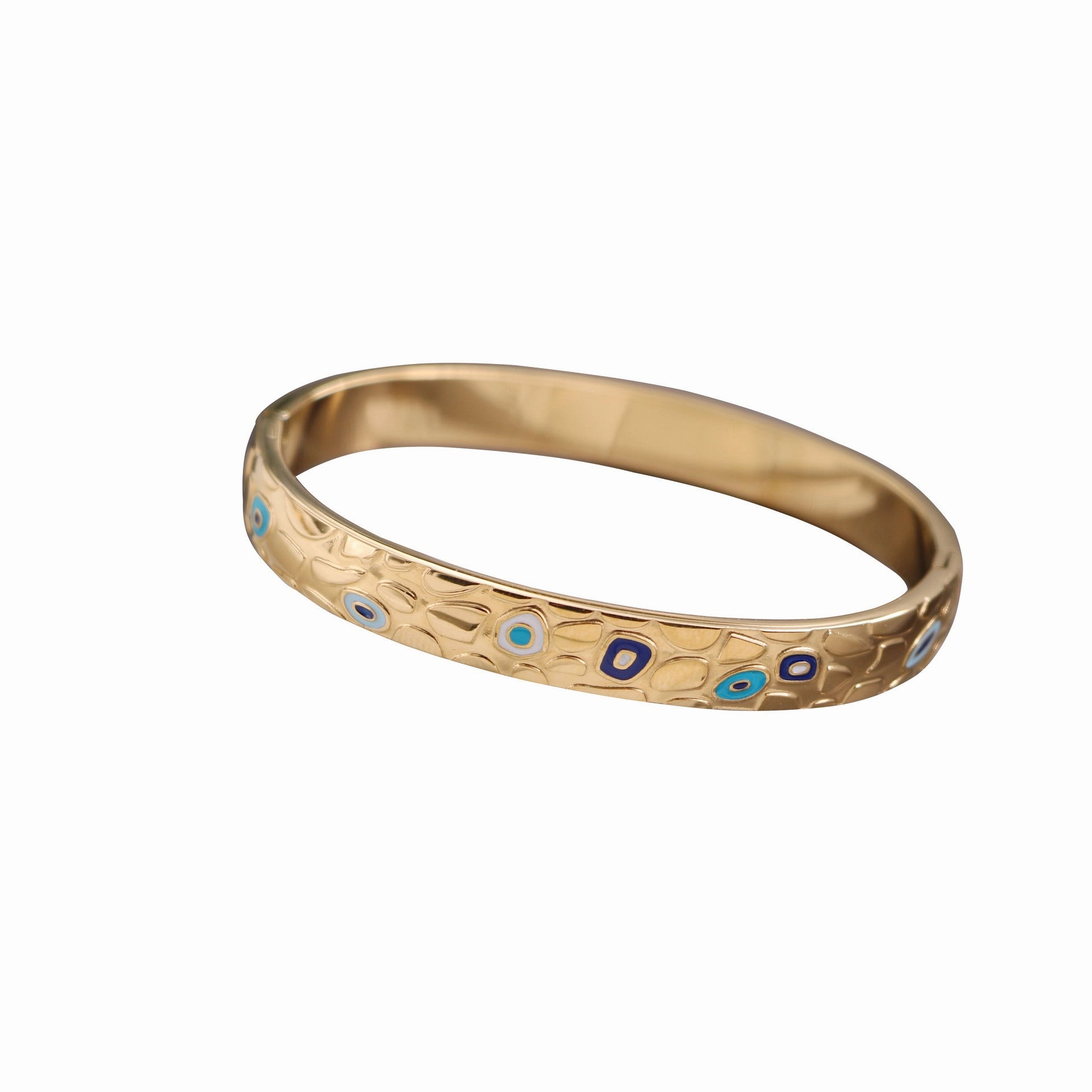 Wholesale Titanium Steel 18K Gold Devil Eye Bracelet