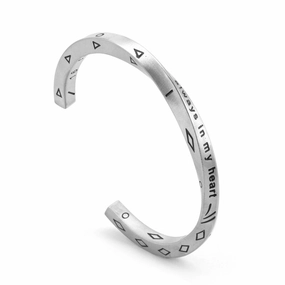 Wholesale Titanium steel all-match bracelet open couple bracelet