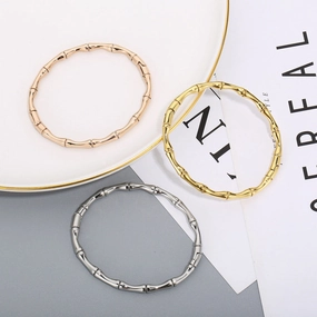 Wholesale Titanium Steel Bamboo Bracelet