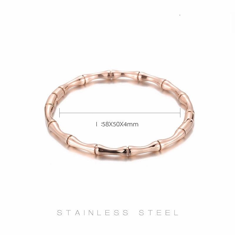 Wholesale Titanium Steel Bamboo Bracelet