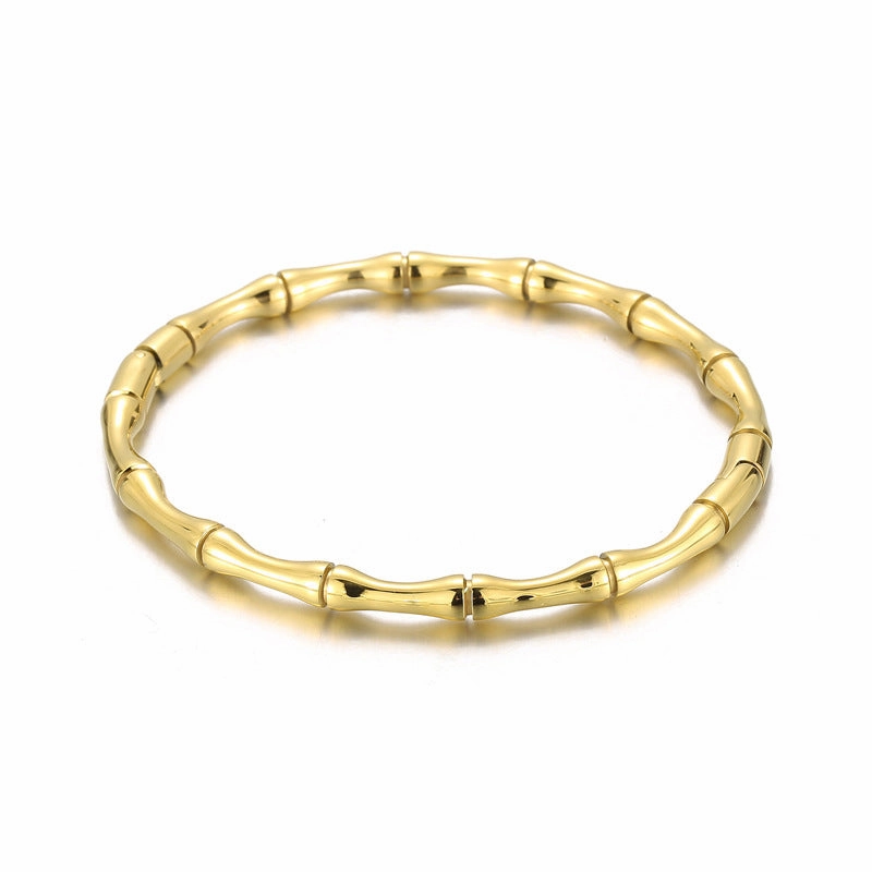 Wholesale Titanium Steel Bamboo Bracelet