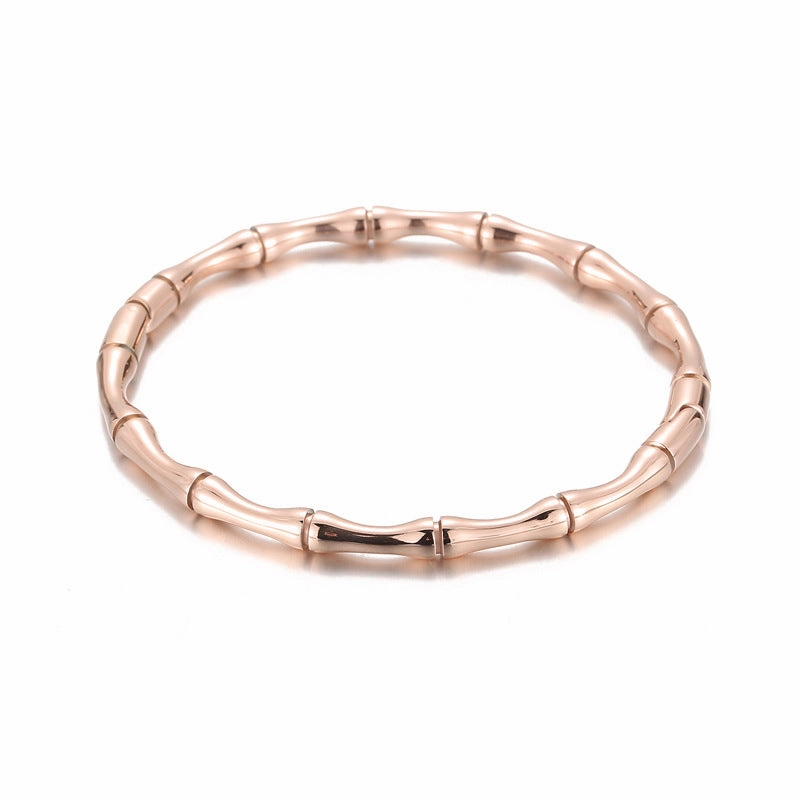 Wholesale Titanium Steel Bamboo Bracelet