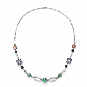 Wholesale Titanium Steel Cactus Horseshoe Necklace