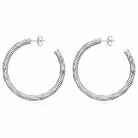 Wholesale Titanium Steel Circular Mesh 5mm Open Stainless Steel Earrings