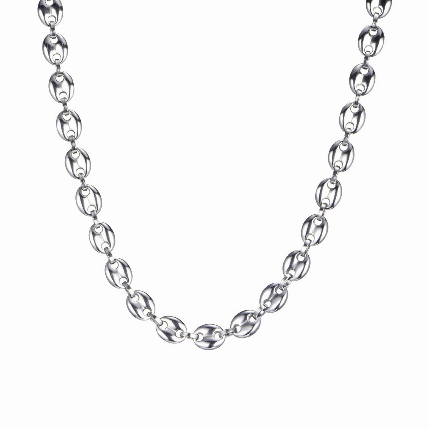 Wholesale Titanium Steel Coffee Bean Necklace