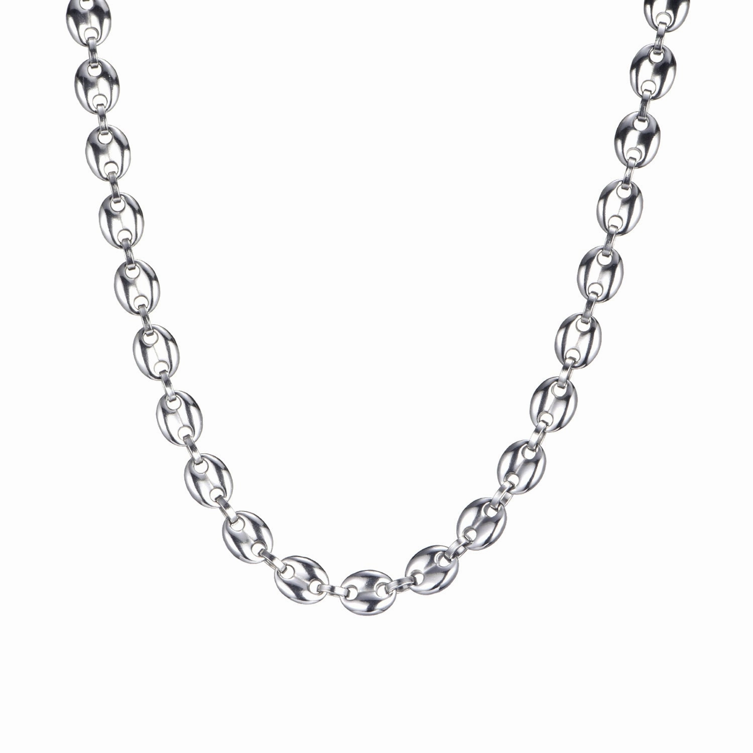 Wholesale Titanium Steel Coffee Bean Necklace