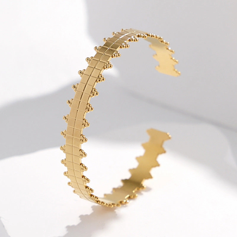 Wholesale Titanium Steel Colorfast Adjustable Stainless Steel Bracelet