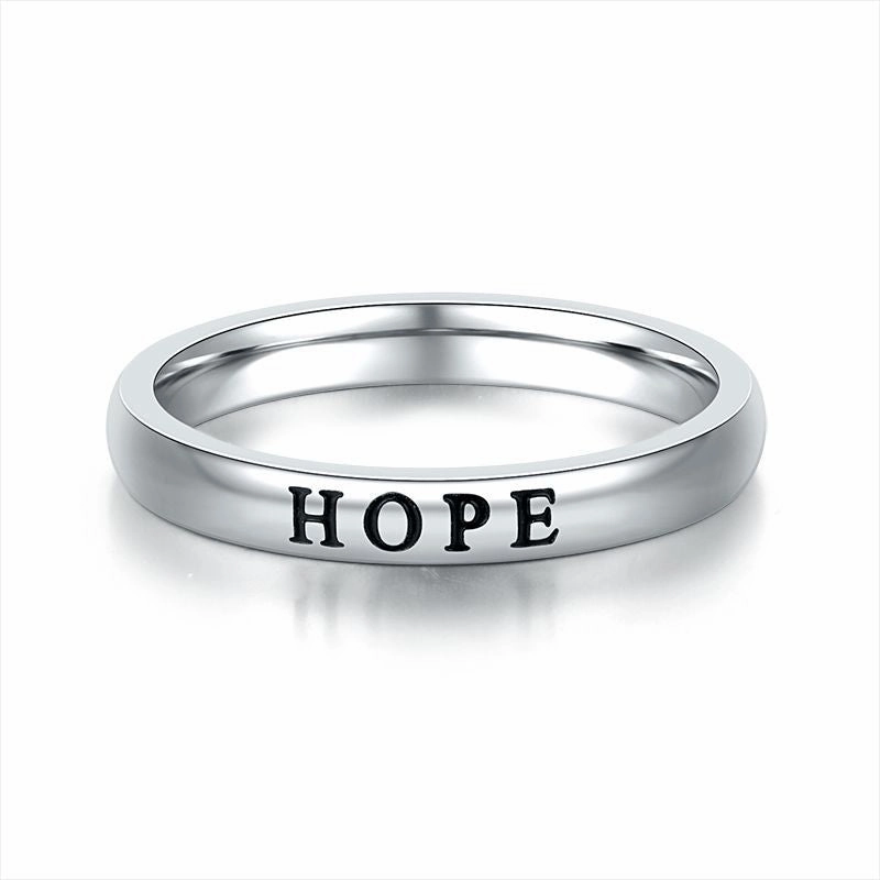 Wholesale Titanium Steel Corrosion Engraving Ring