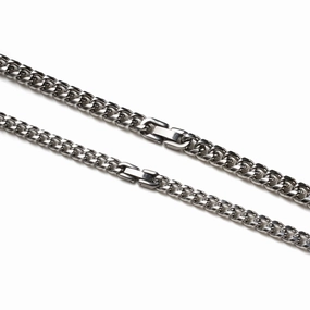 Wholesale titanium steel couple street hip-hop vintage Cuban necklaces