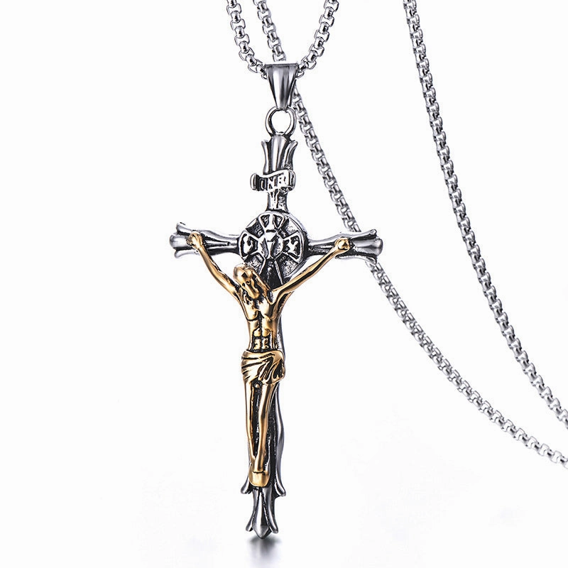 Wholesale Titanium Steel Cross Necklace